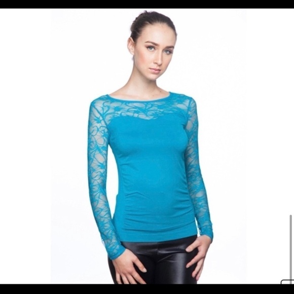 The Limited Sweetheart Lace Blouse Green Size S - Picture 7 of 7